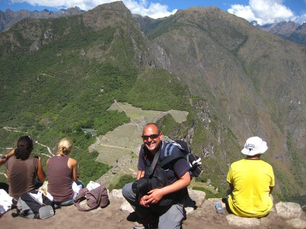 Martin Wth machu Picchu Behind