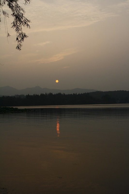 West Lake sunset, Hangzhou