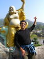 Me with Chinese Buddha
