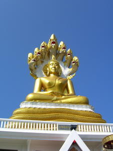 Giant Naga Hood Buddha