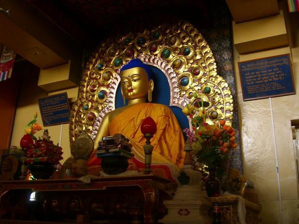 Buddha Statue on main altar