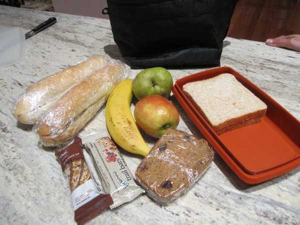 Jackson's school lunch...all for one boy?!