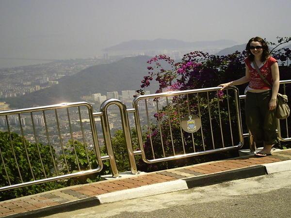 me at the top of penang hill