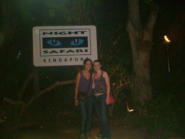 me and kim at the singapore night safari