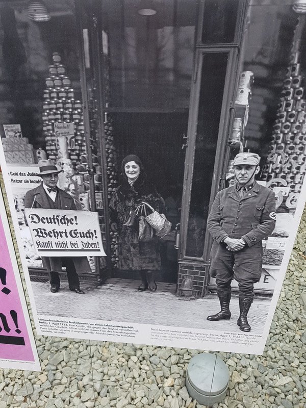 They'd take photos of people shopping in the "blacklisted Jewish stores" to shame them