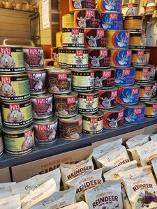 All the canned meat (elk, bear(!) etc)