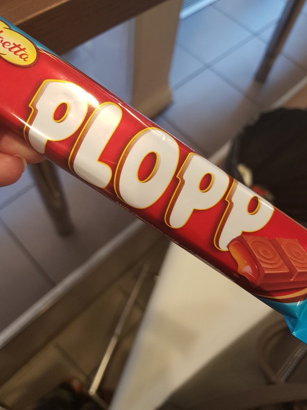 Plopp is the best name for a choco bar