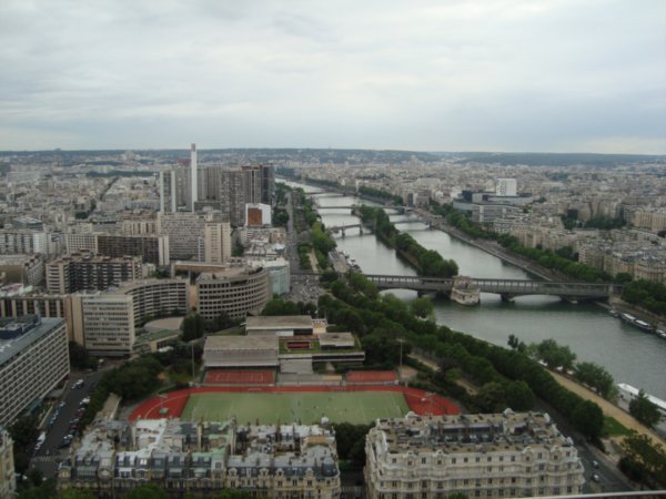 Looking down the Seine