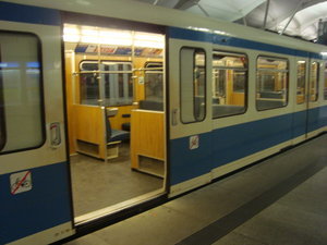 Lonely Munich subway