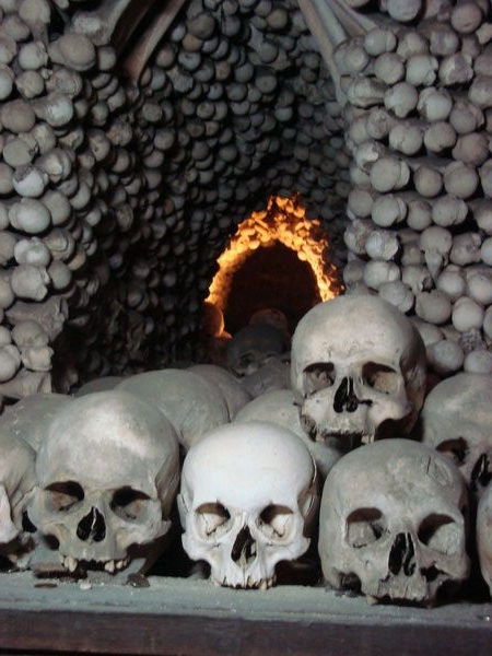 Stack of skulls