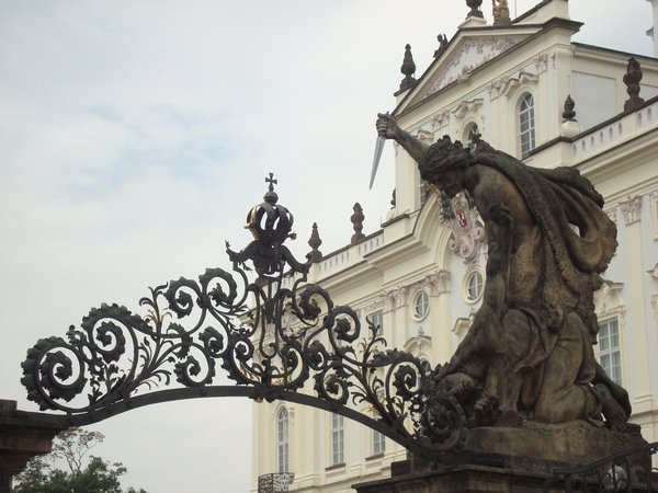 Statue in Prague Castle