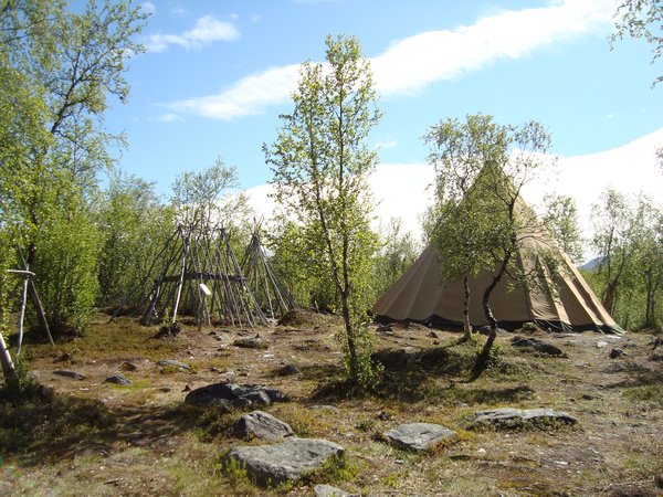 Recreation of a Sami Camp