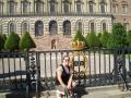 In front of the Royal Palace