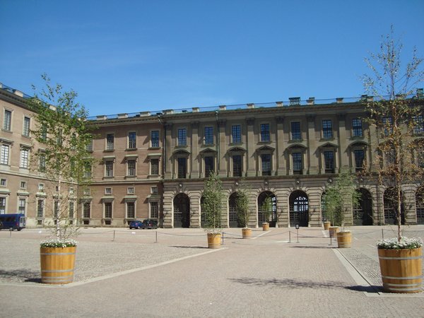 Inside the Royal Palace Courtyard