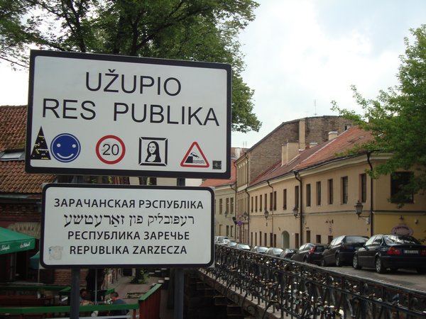 Uzupis "border"