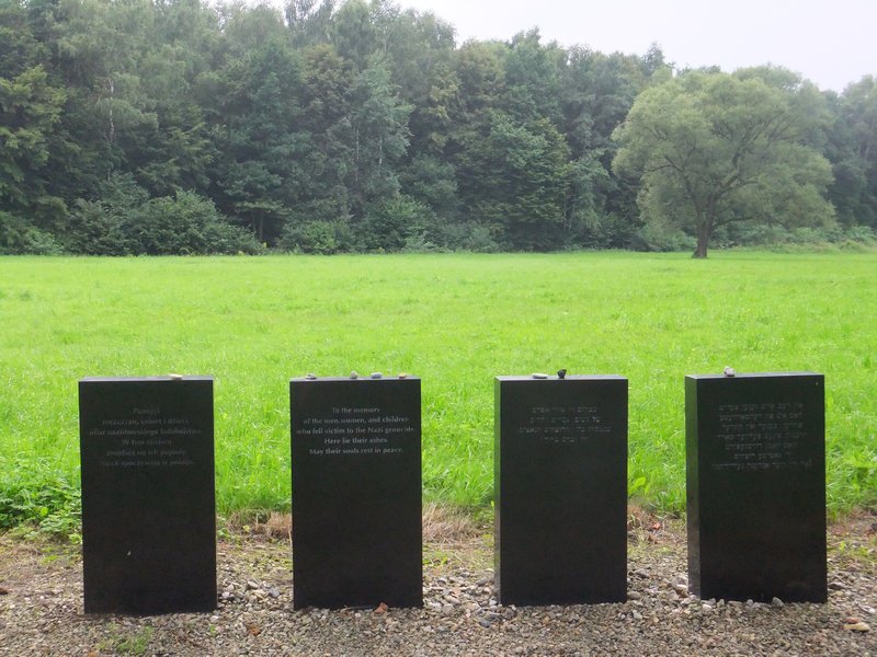 Tombstones for the victims
