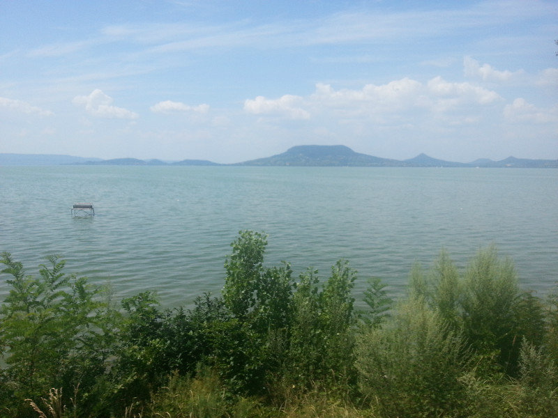 Passing by a lake in Hungary