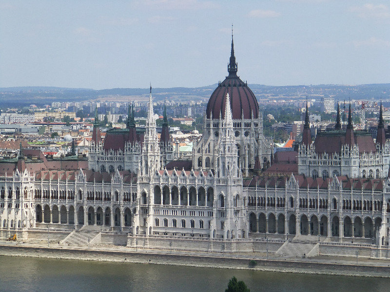 Parliament from across the Danube