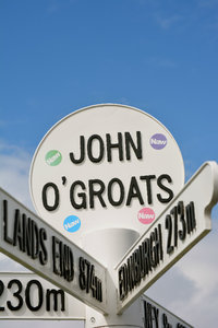 John O Groats sign post