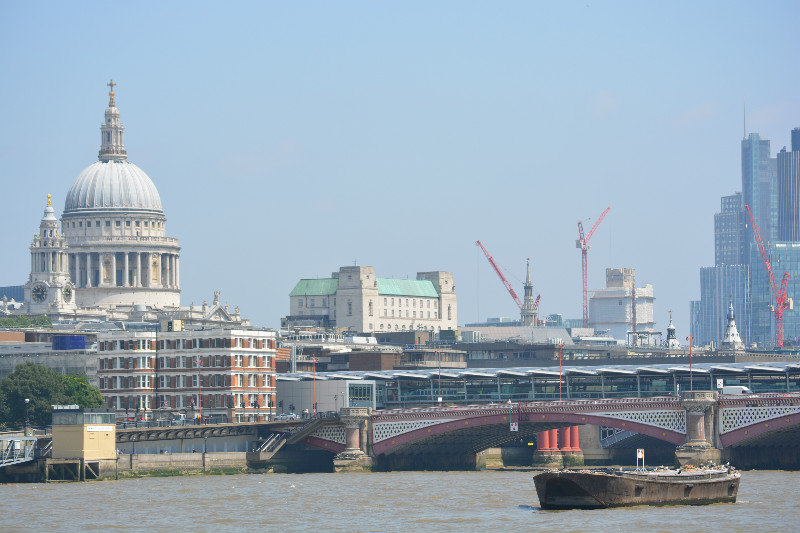 View from South Bank to St Paul's