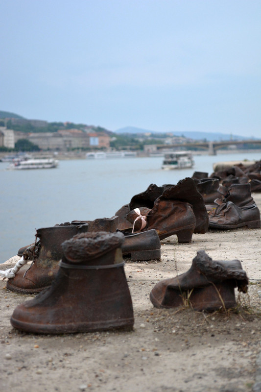 Shoes along the Danube