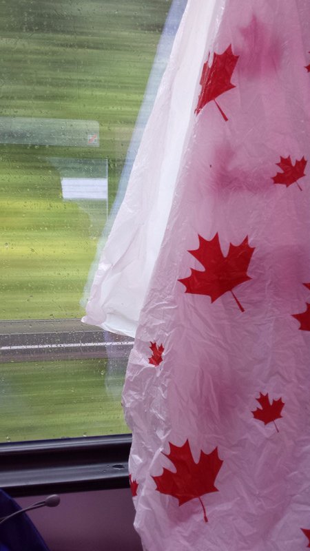 Canada poncho for the win