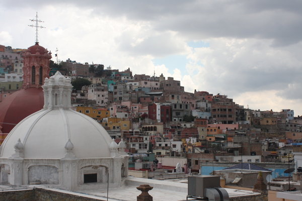 Rooftop view of Guanajuato