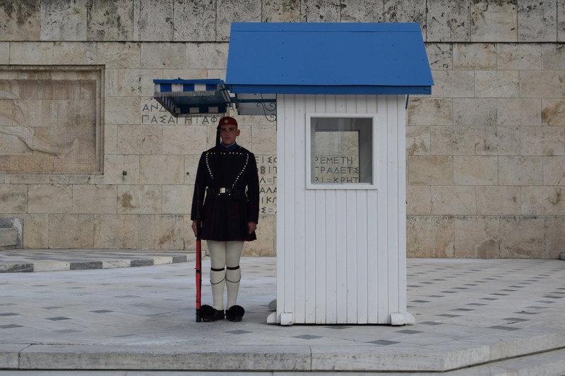 Guard at Syntagma square