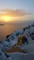 Famous Santorini sunset