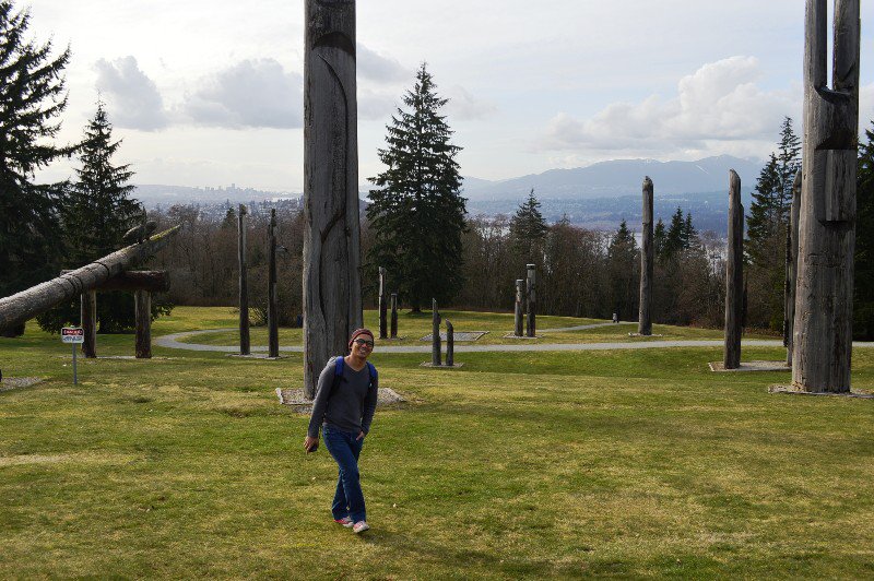 Totem Poles in Mt. Burnaby