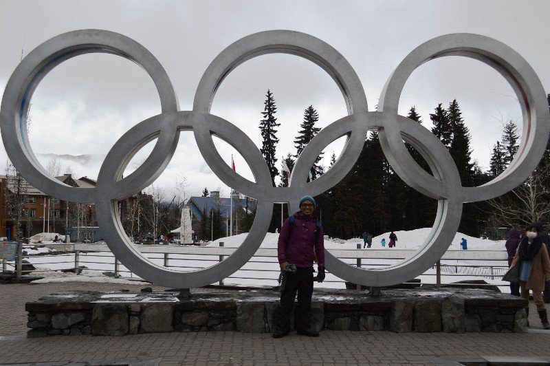 the Olympic rings