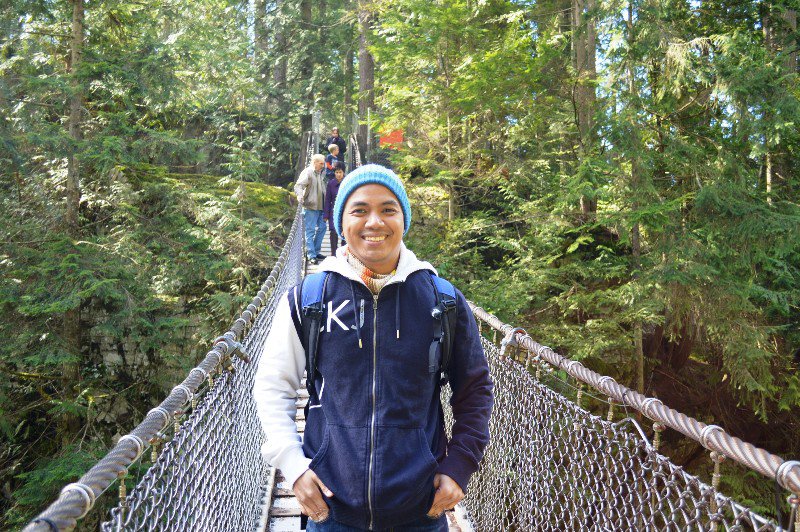 me on the suspension bridge