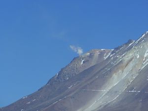 Salt Flats Tour, Day 3, Smokimg Volcano