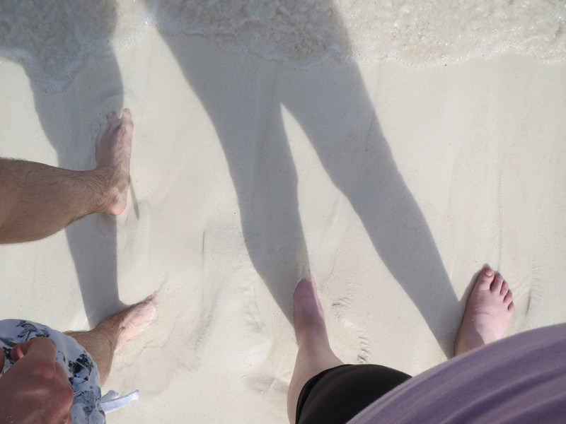 THe Beach and our feet