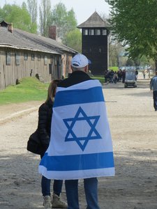 Jewish man at Auschwitz Museum
