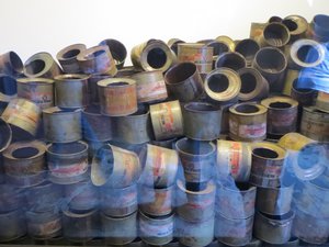 Used Zyklon B Cans