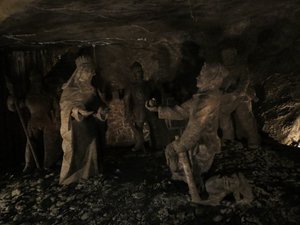 Salt Mine statues