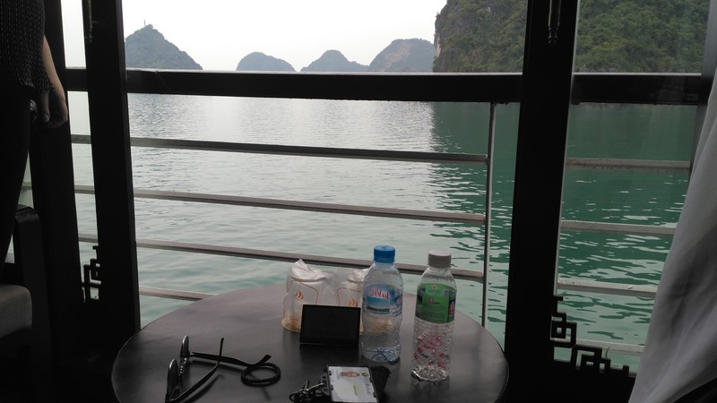 Halong Bay from our Cabin