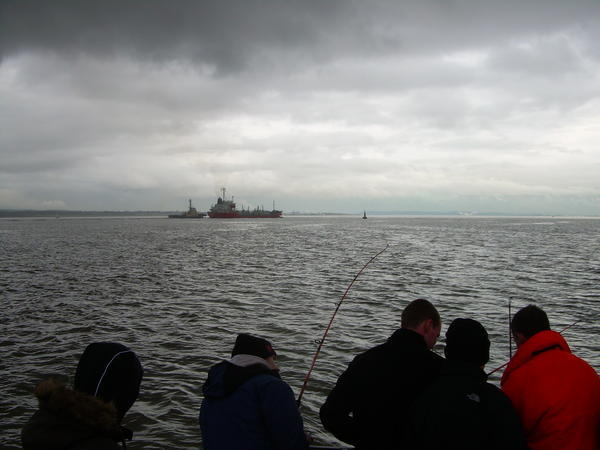 Fishing in the Mersey!