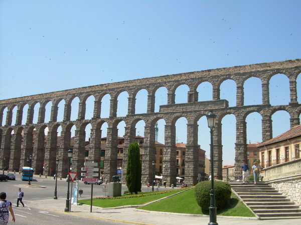 Roman Aquaduct in Segovia 