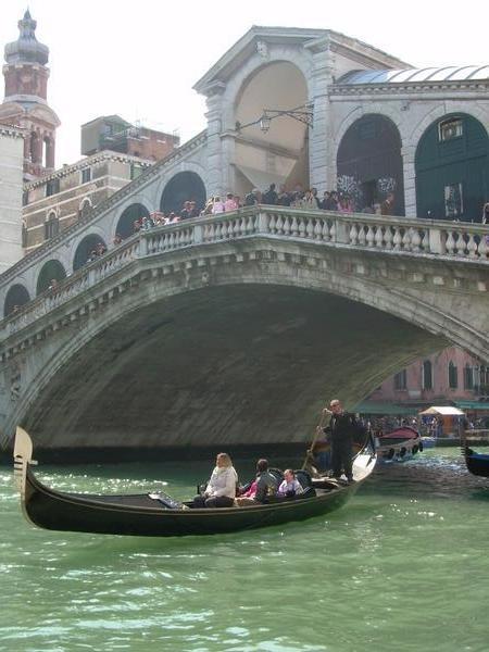 The Rialto Bridge, and Gondola