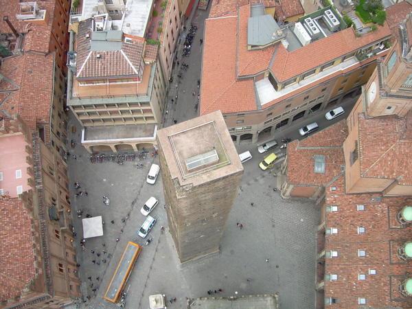 From one of the two towers in Bologna