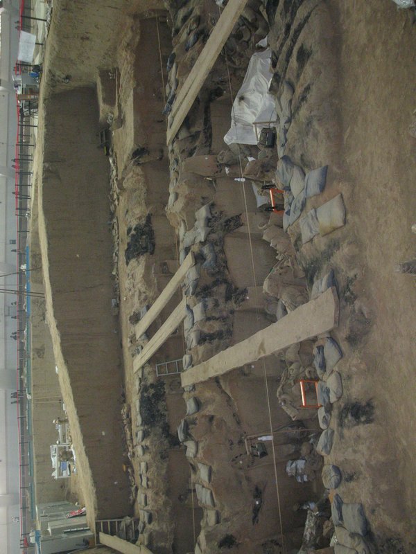 Excavation site in the main pit