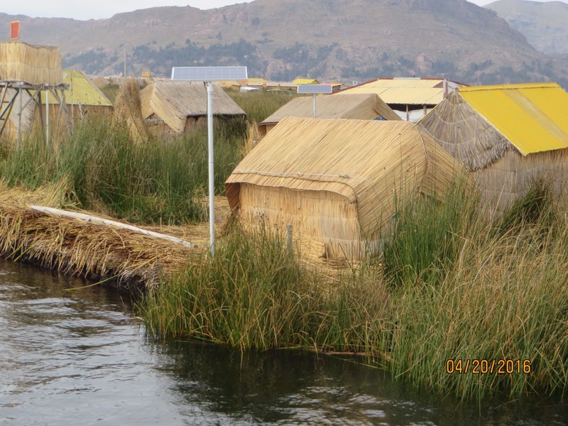 One of the Uros islands.