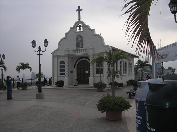 Church at top of las Penas