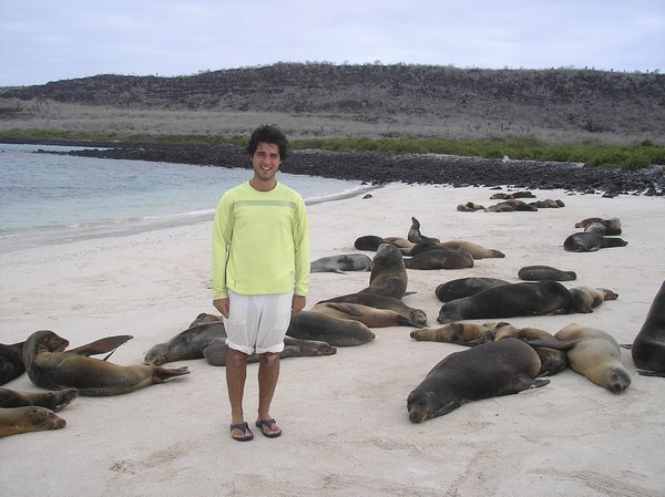 Me and sea lions, again