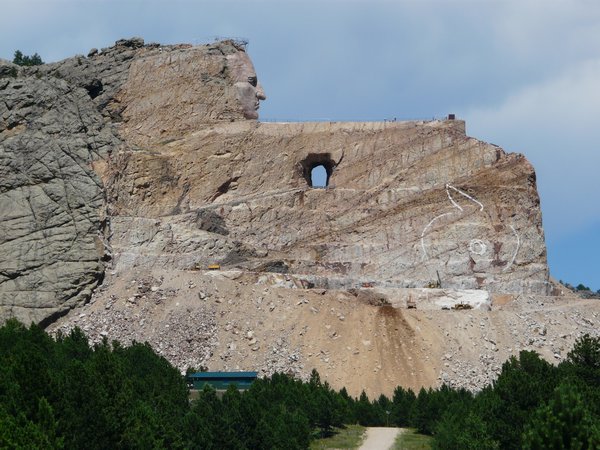 Final view of Crazy Horse
