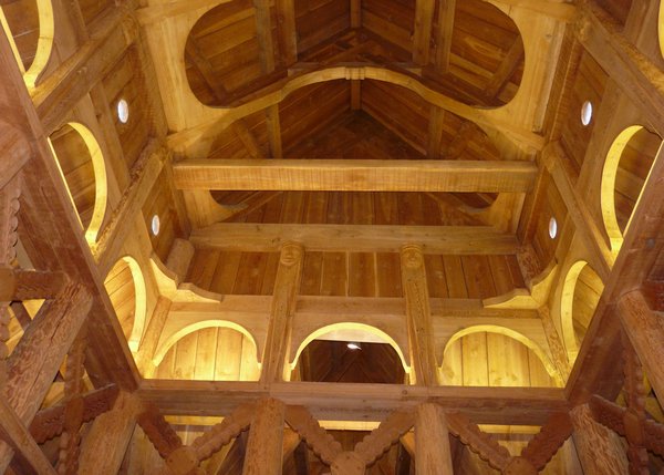 Roof or ceiling of church