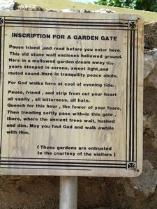 Spiritual Garden Sign