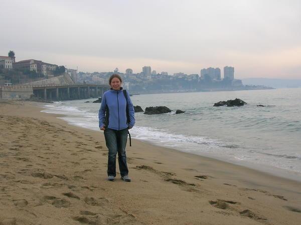 The beach at Vina del Mar